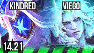 KINDRED vs VIEGO (JGL) | 7/0/4, Godlike | KR Grandmaster | 14.21