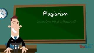 Plagiarism: Lesson One