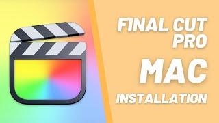 Final Cut Pro Version 10.5.2 Software Installation Video Tutorial for Mac