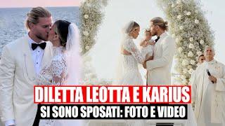 Diletta Leotta e Loris Karius si sono sposati: il sì al tramonto sull'isola di Vulcano e tanti Vip.