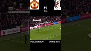 Manchester United vs Fulham highlights penalty shootout