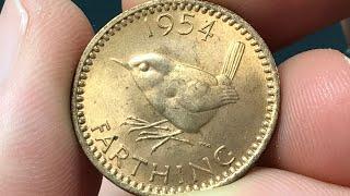 1954 United Kingdom Farthing Coin • Values, Information, Mintage, History, and More