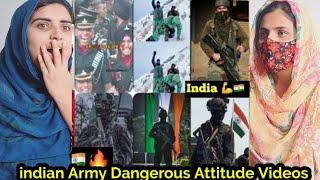 Indian Army Full attitude videos Reaction Indian Army Thug Life | Pakistani Reaction