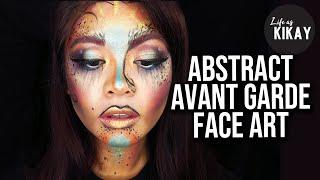 Abstract Face Art Makeup Look (Avant Garde)