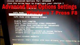 Advanced boot options windows 7 in hindi // safe mode without using the F8 key