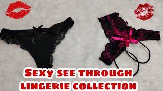 AFFORDABLE SEXY SEE THROUGH G-STRING LINGERIE COLLECTION ||PANTY HAUL FROM SHOPEE  Part 3