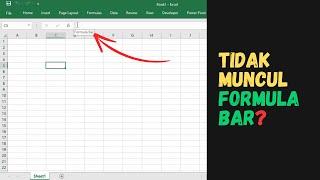 Memunculkan Formula Bar | Fix excel formula bar in excel not showing