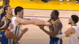 Draymond Green vs Zach Edey Heated Clash After Flagrant Foul Shakes NBA Fans!