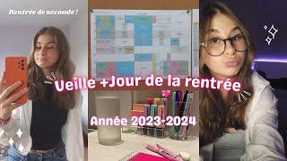 VLOG/ VEILLE + JOUR de LA rentrée 2023  [ Lycée, seconde, color run .. ]