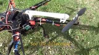 DJI F650 Hexacopter alloy arm conversion from a F550