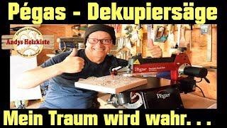 Pegas SC16CE Dekupiersäge Ein Traum geht in Erfüllung Pegas Scroll Saw