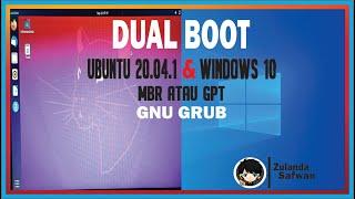 How to Install Dual Boot Linux Ubuntu 20.04.1 With Windows 10 | GPT or MBR | EUFI Mode / Legacy BIOS