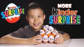 10 KINDER SUPRISE EGGS! Time to Open More Kinder Surprises!