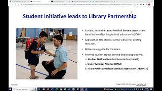 Teaching of Social Determinants of Health: A Library Partnership Initiative with Students & Faculty