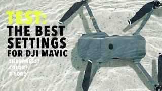 DJI MAVIC Ultimate Test! THE BEST SETTINGS! CUSTOM STYLE? D-LOG? SHARPNESS?