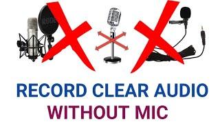 Make YouTube Videos without MIC || record clear audio without mic || Niraj Tech