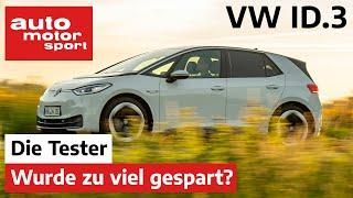 VW ID.3 Pro Performance: Hat Volkswagen zu viel gespart? - Test/Review | auto motor und sport