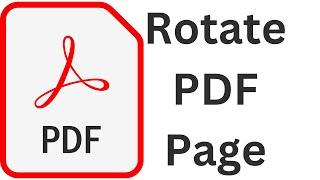 How to rotate PDF Page for free