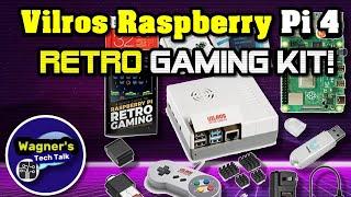 Vilros Raspberry Pi 4 Retro Gaming Kit + Setup Lakka and Supreme PRO RetroPie