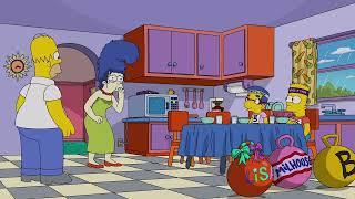 Marge vomit scenes