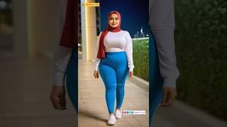 Dubai Influencer in Stylish Legging, Top with Hijab | Virtual Social Media Influencer | AI Model