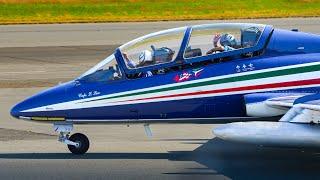 Frecce Tricolori Departure out of Vancouver Airport | 1 Hercules 11 MB-339's