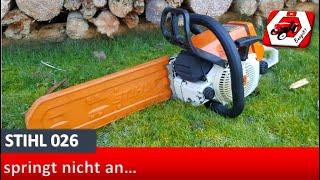 Stihl 026 springt nicht an | Fremdarbeiten von Bungi und die Forellen | Bungi-Aktuell