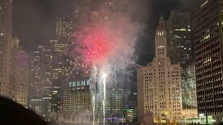 Happy 2024! A short clip of the mag mile fireworks