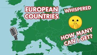 ASMR European Countries! Gaming in ASMR whispers Countries in Europe