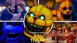 FNAF Into the Pit - All Endings & All Jumpscares