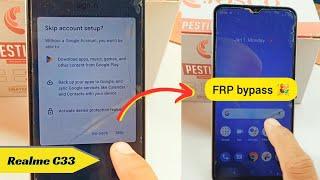 realme c33 FRP bypass | how to remove google account lock