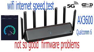 XIAOMI Mi AIoT Router AX3600 SPEED TEST FIRMWARE PROBLEMS