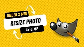 How to Resize a Photo in GIMP