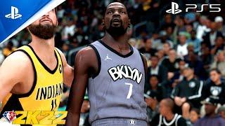 (PS5) NBA 2K22 Next-Gen Ultra Graphics 4K Gameplay - PACERS @ NETS