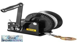 VEVOR Rope Crank 3500 LBS Capacity Heavy Duty Hand Winch with 10 Review