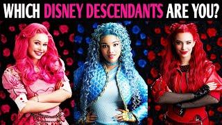 WHICH DISNEY DESCENDANTS CHARACTER ARE YOU? QUIZ Personality Test - 1 Million Tests