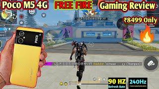 Poco M5 4G Free Fire Gaming Review After 1Year  || Shoking Result || Poco M5 Free Fire Test..