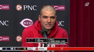 Joey Votto says this is the most enjoyable version of baseball he's ever seen.