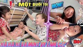 Một Buổi Tối Của Mẹ Hà Hà Hí Và Em Mint Vy