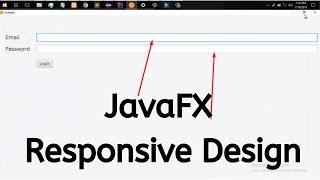 How to AutoSize Components in JavaFX  - Responsive Design, Scene Builder