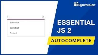 Essential JS 2 Autocomplete