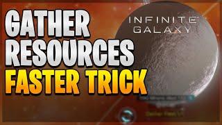 How to Gather Resources Fast Tips | Infinite Galaxy