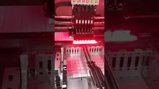 SMD монтаж светодиодов на алюминиевые печатные платы. Скорость установки 25000 компонентов в час