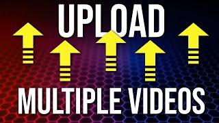 How to Upload MULTIPLE Videos to YouTube and Schedule | YouTube Studio 2020