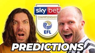 Championship Score PREDICTIONS - Round 25