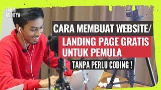 Cara Membuat Website/ Landing Page GRATIS Untuk Pemula (Tanpa Perlu Coding)