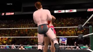 WWE universe mode Rusev Vs Sheamus