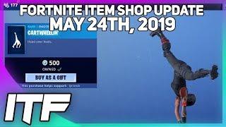 Fortnite Item Shop *NEW* CARTWHEELIN' EMOTE! [May 24th, 2019] (Fortnite Battle Royale)