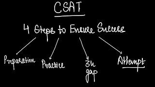 Stop Fearing CSAT. Follow this instead.