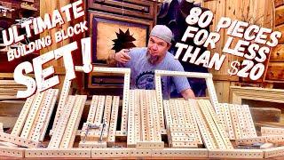 Ultimate DIY Building Blocks / Construction Set  - Make Money Woodworking